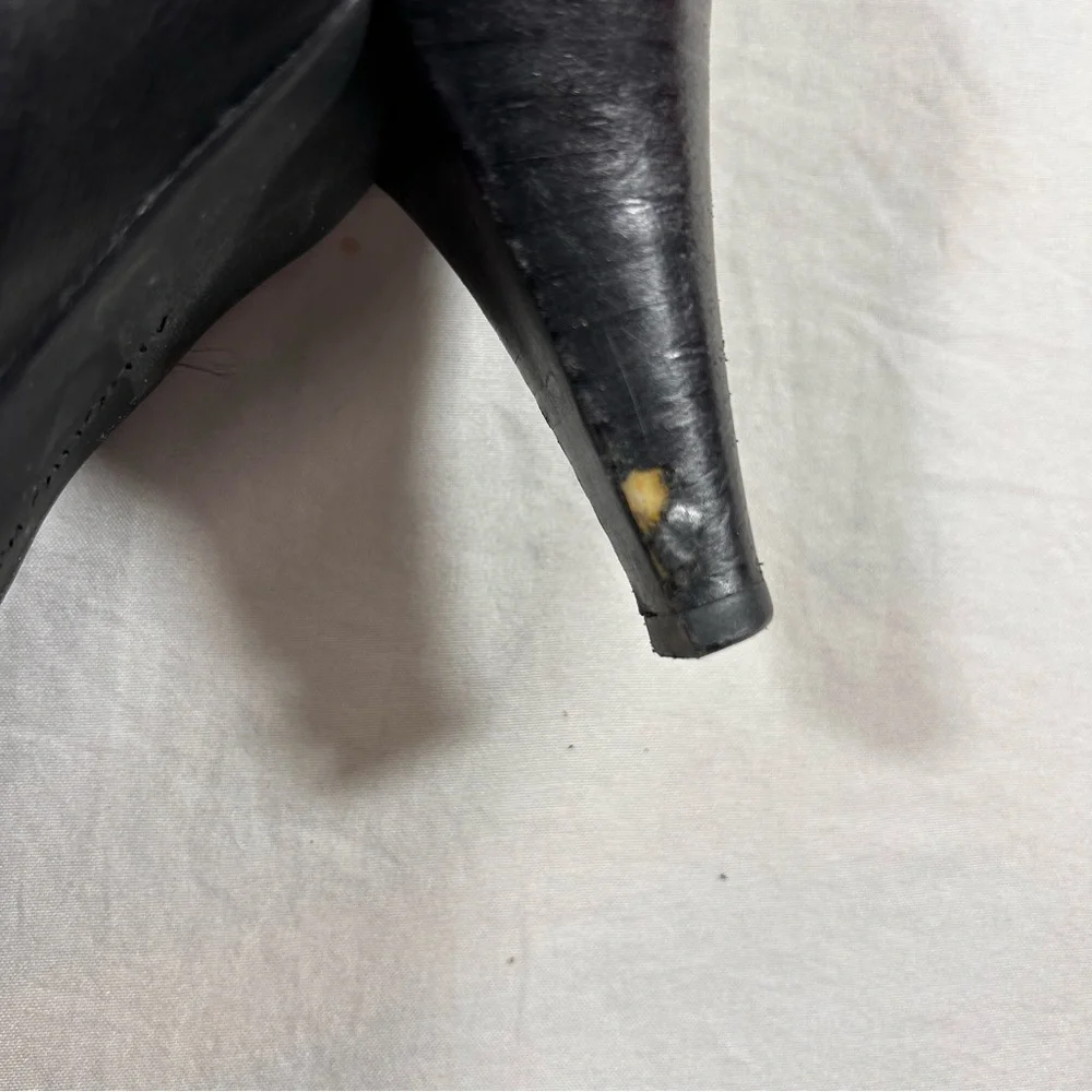 ANTONIO MELANI Black Leather Boots - Picture 6 of 6